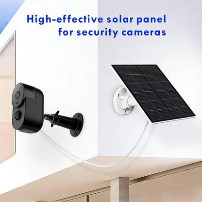 5W Solar Panel Charger for Security Cameras (Adjustable Outdoor Power Solution)