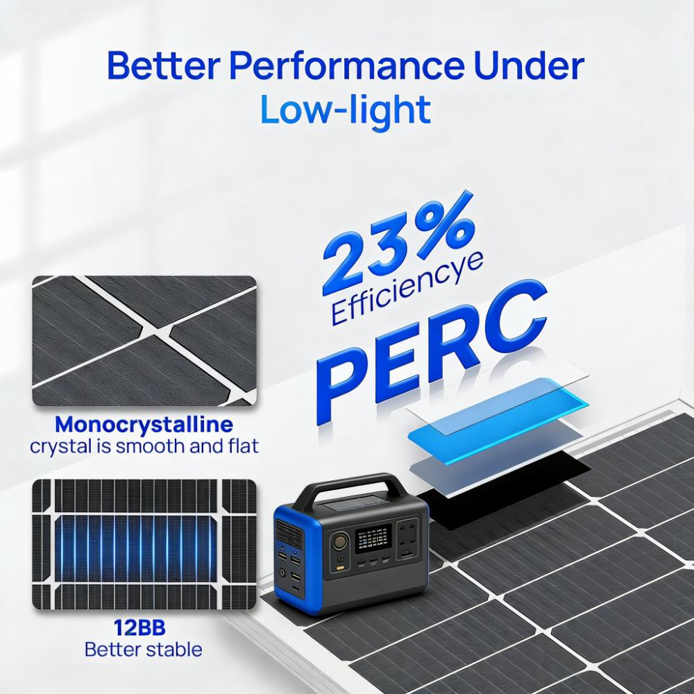400W Monocrystalline Solar Panel Kit (Durable Off-Grid Power Solution)