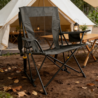 Sitology™  Foldable Spring-Action Outdoor Rocking Chair