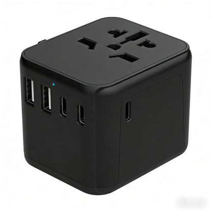Universal Travel Adapter with USB Ports (200+ Country Compatibility)