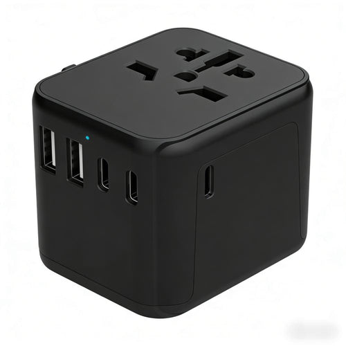 Universal Travel Adapter with USB Ports (200+ Country Compatibility)