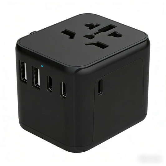 Universal Travel Adapter with USB Ports (200+ Country Compatibility)