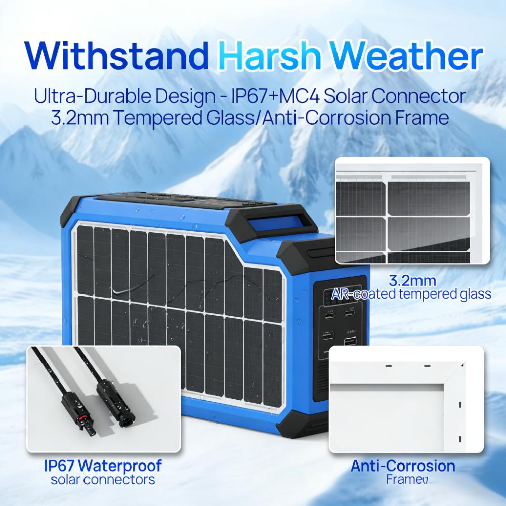 400W Monocrystalline Solar Panel Kit (Durable Off-Grid Power Solution)