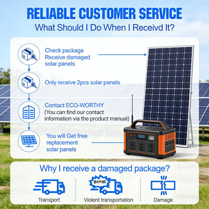 400W Monocrystalline Solar Panel Kit (Durable Off-Grid Power Solution)