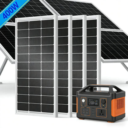 400W Monocrystalline Solar Panel Kit (Durable Off-Grid Power Solution)