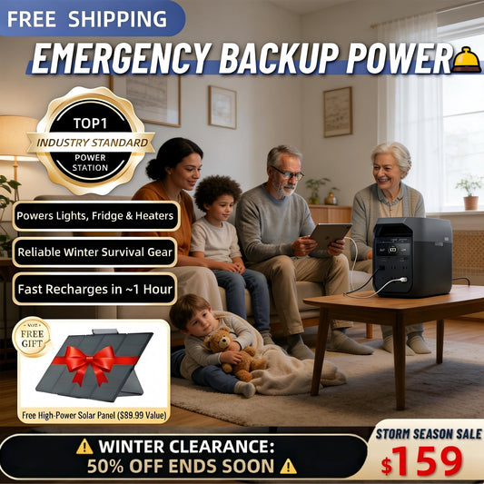 Unlimited Power Anywhere:Large Capacity Solar charging -Only $159!