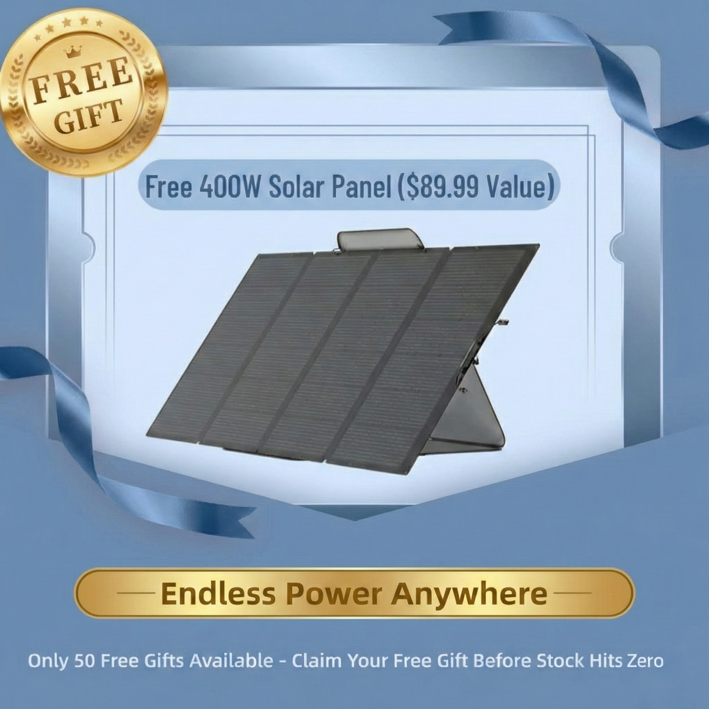Unlimited Power Anywhere:Large Capacity Solar charging -Only $159!