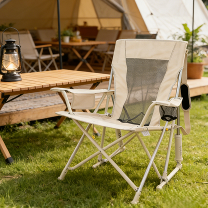 Sitology™  Foldable Spring-Action Outdoor Rocking Chair