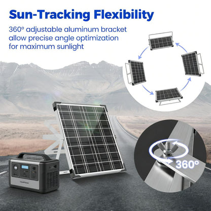 12V Solar Panel Charger Kit with MPPT Controller (All-Weather Battery Charging Solution)