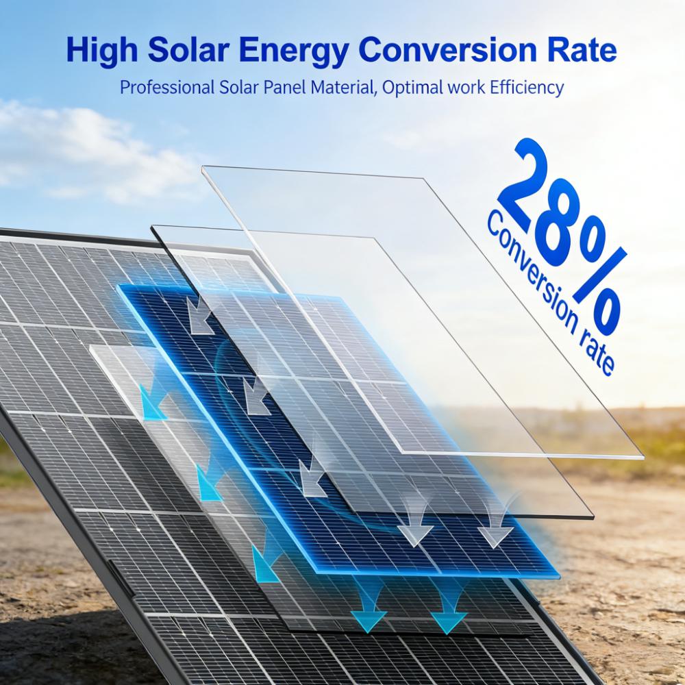 Solar-Powered Charger Panel (All-Weather Outdoor Power Solution)