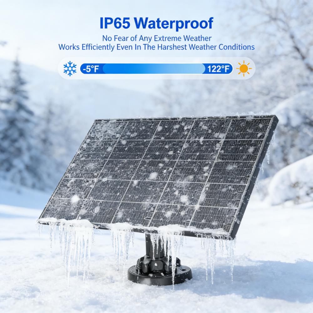 Solar-Powered Charger Panel (All-Weather Outdoor Power Solution)